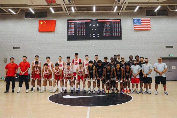 中国篮协U19特训队87-85险胜Veritas Academy，王洪泽彰华非合砍38分